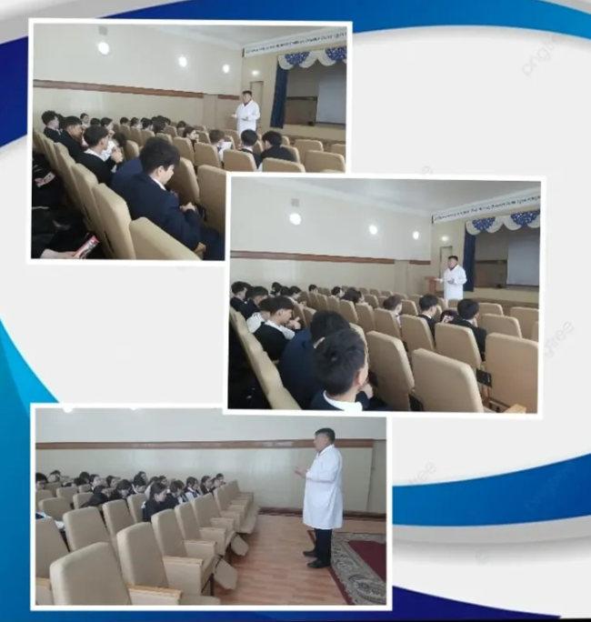 Среди учащихся 8-10 классов прошел час встречи на тему "Курения вред для человеческой жизни" с эпидемиологом, врачом Бакеевым Әлібаем Қалибекұлы.