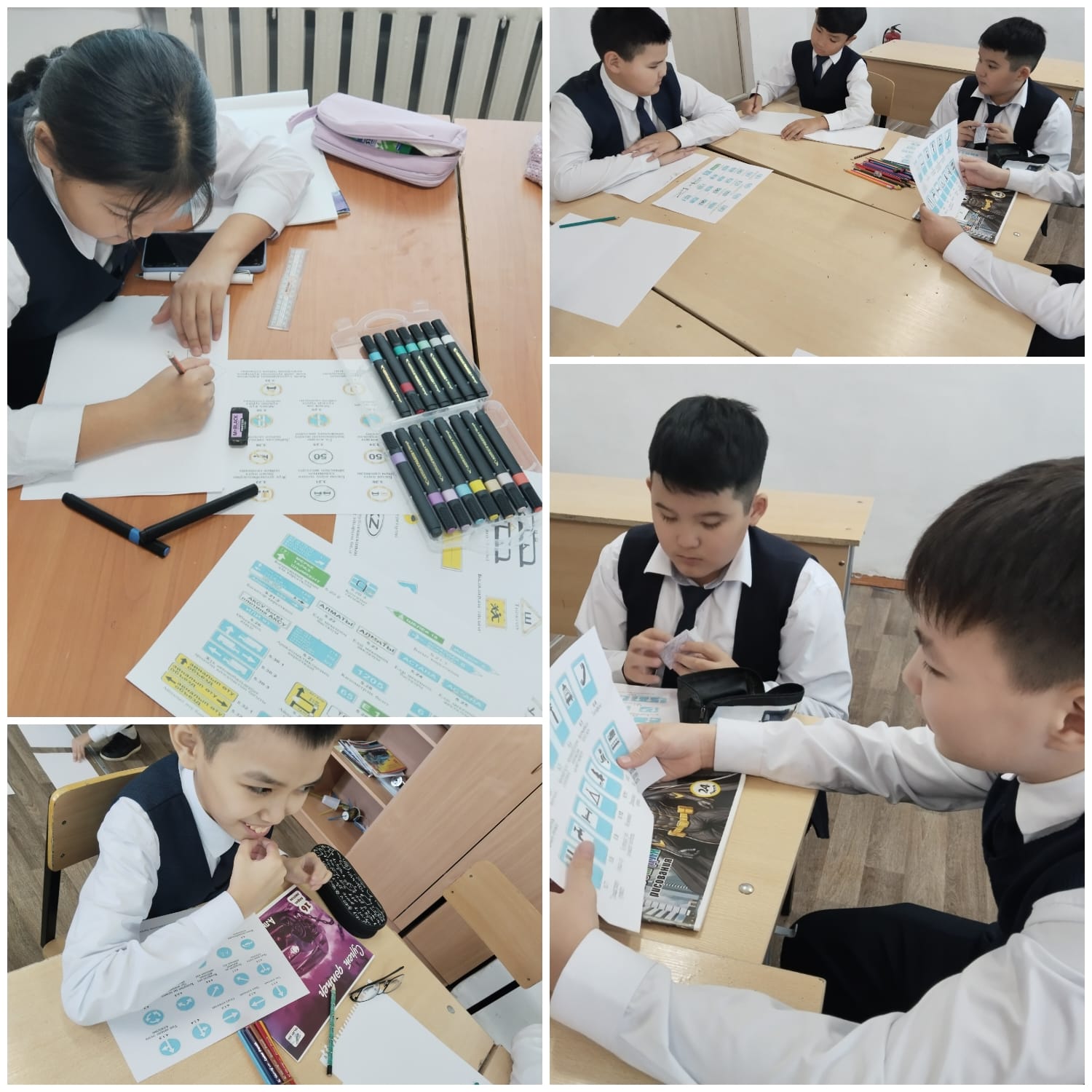 20 қараша – Дүниежүзілік балалар күніне орай  сынып сағаттары аясында &quot;Заң және Тәртіп&quot; идеологемасын ілгерілету мақсатында 7–11 сынып оқушылары арасында бірыңғай мазмұндама жазу жұмысы ұйымдастырылды.