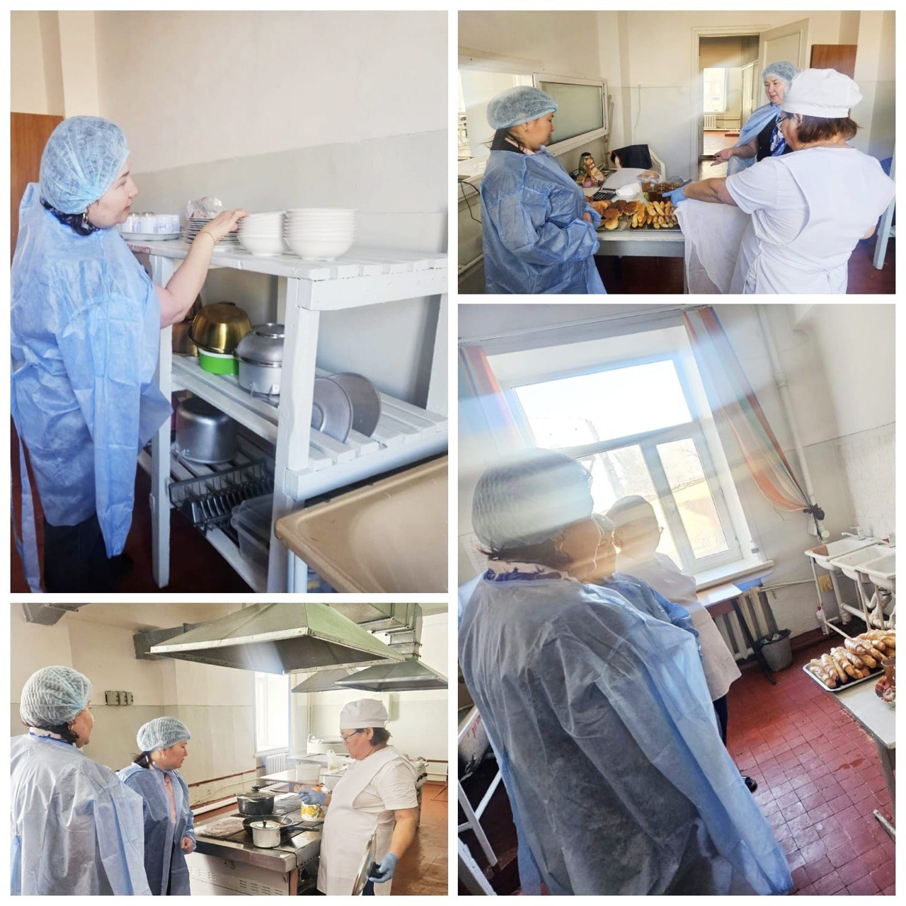 12 наурыз күні мектеп асханасында бракераж комиссиясының жоспарлы тексеру жұмыстары жүргізілді. 12 марта в столовой прошла плановая проверка бракеражной комиссии.